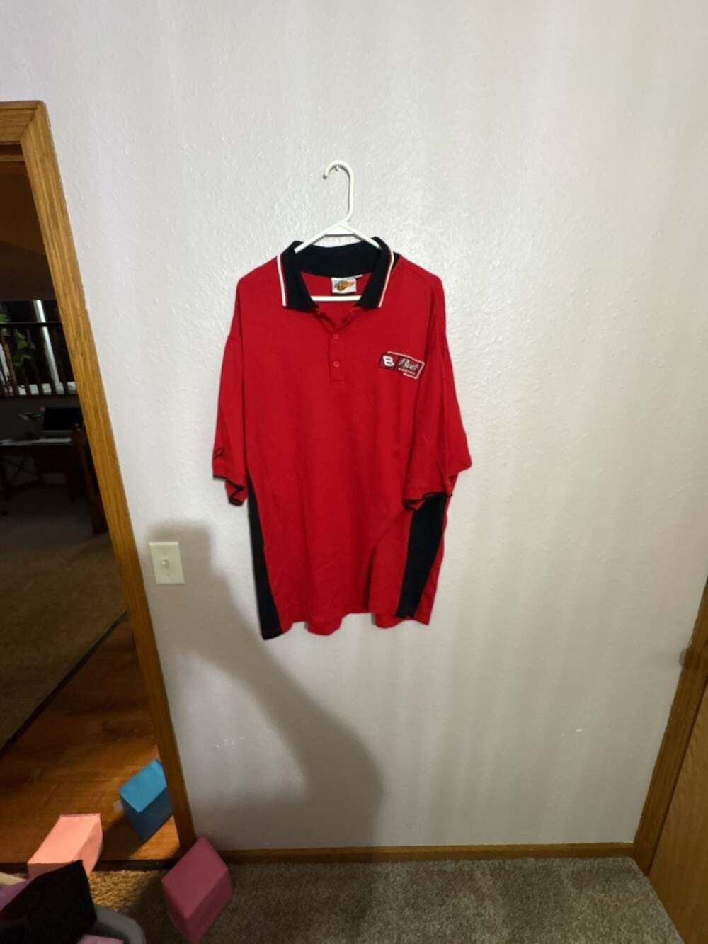 Vintage Winner's Circle Dale Earnhardt Jr. #8 Budweiser NASCAR Polo Shirt XXL